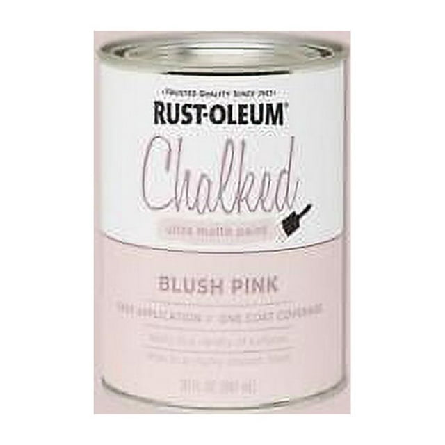 RustOleum Chalked Ultra Matte Blush Pink Indoor Vintage Look Water