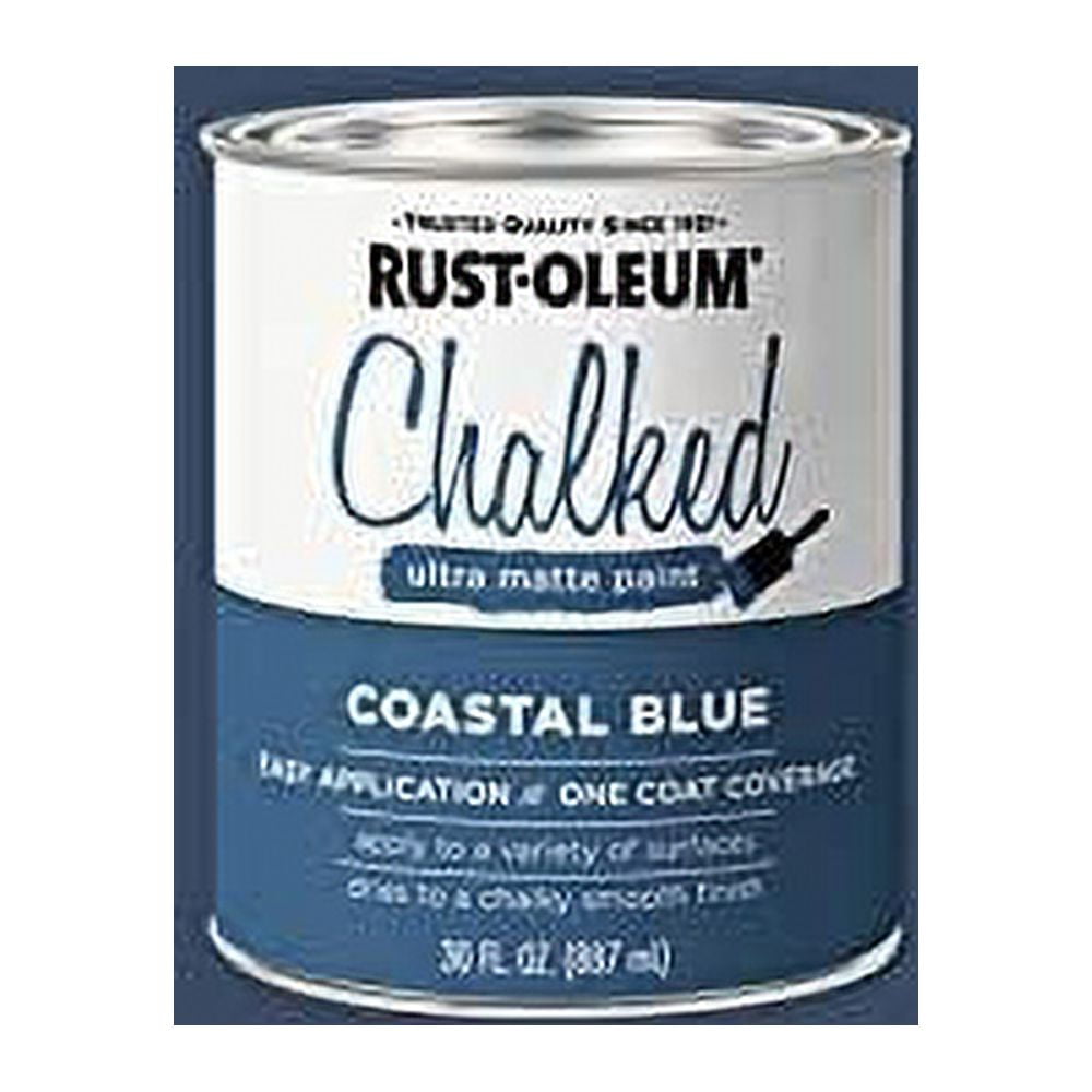 Rust-Oleum Chalked Ultra Matte Coastal Blue 30 Oz. Chalk Paint - La Crosse  Lumber Co.