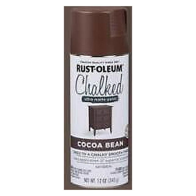 RustOleum Chalked Ultra Matte Cocoa Bean Sprayable Chalk Paint 12 oz. (Pack of 6)