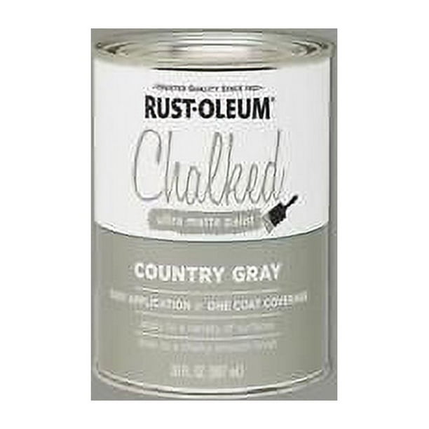 RustOleum Chalked Ultra Matte Country Gray WaterBased Acrylic Chalk