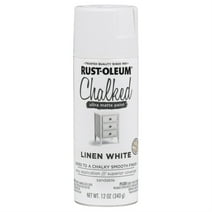 Rust-Oleum Chalked Ultra Matte Paint, Linen White, 12 oz spray paint