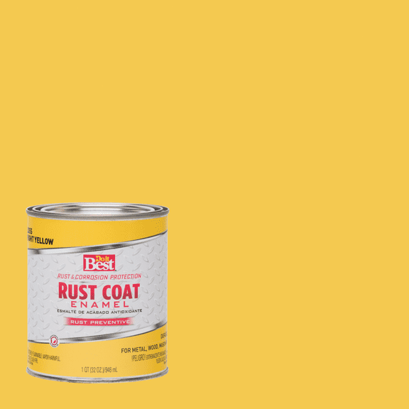 Rust-Oleum Do it Best Rust Coat Enamel - Pack of 4 Residential Use, Standard Application