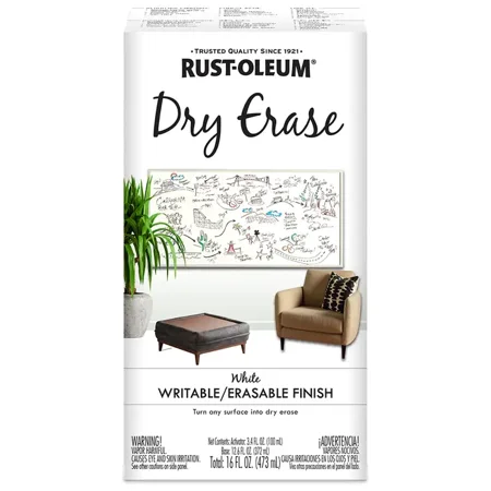 Rust-Oleum Dry-Erase Paint-Gloss White