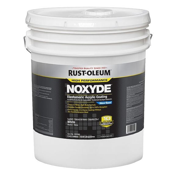 Rust-Oleum Elastomeric Acrylic Coating,White,5 gal. 283090