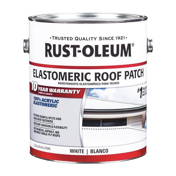 Rust-Oleum Elastomeric Sealant,0.9 gal,Water Base 301898