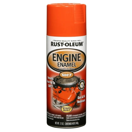 Rust-Oleum Enamel Heat Resistant Stops Rust Engine Degreaser Spray Can, 12 oz
