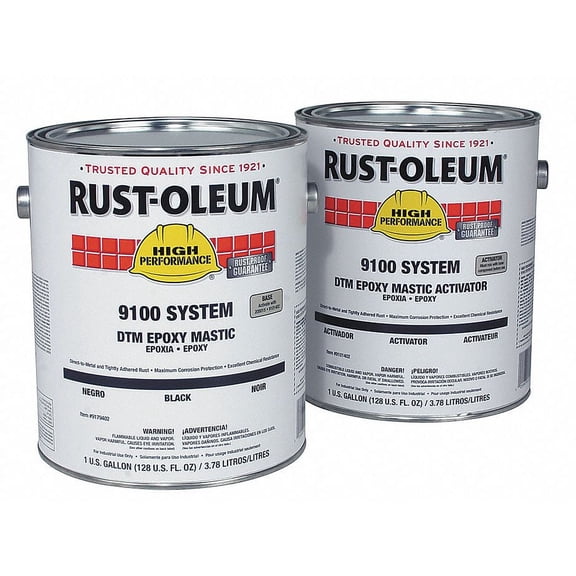 Rust-Oleum Epoxy Activator/Finish,Aluminum,1 gal  9115402-4432