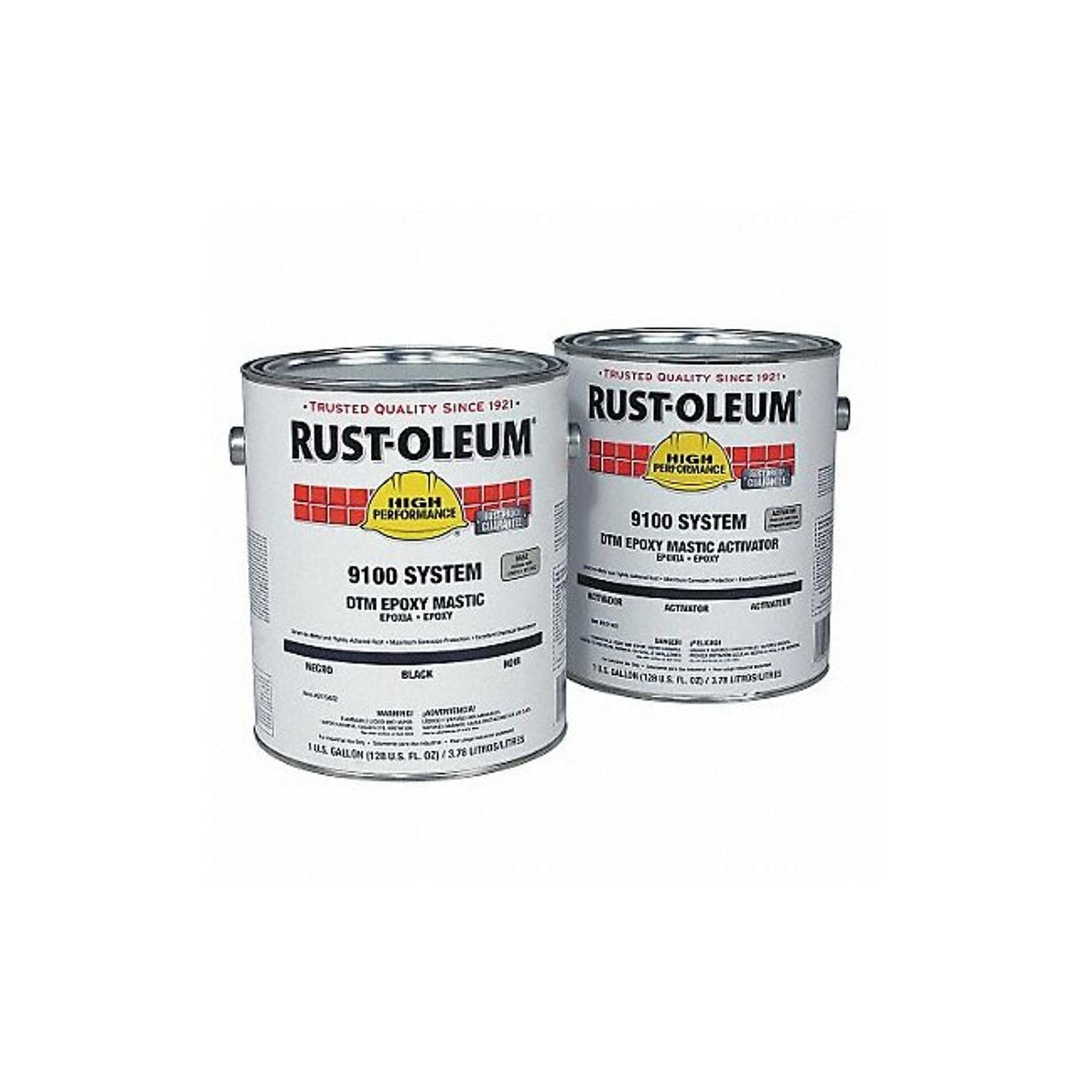 Rust-Oleum Epoxy Activator/Finish,Navy Gray,1 gal 9186402-4430