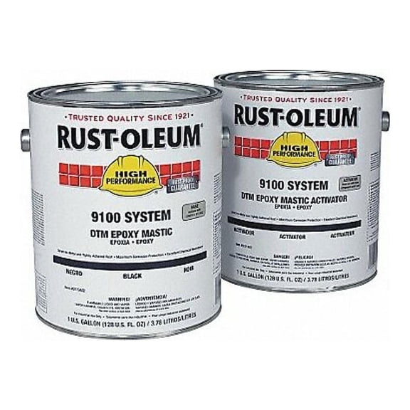 Rust-Oleum Epoxy Activator/Finish,Silver Gray,1 gal 9182402-4430