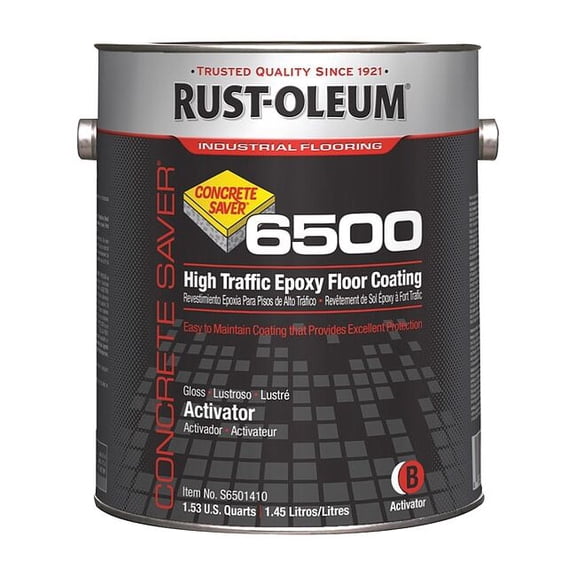 Rust-Oleum Epoxy Coating Activator, Clear, 1 gal, 6500 Series S6501410