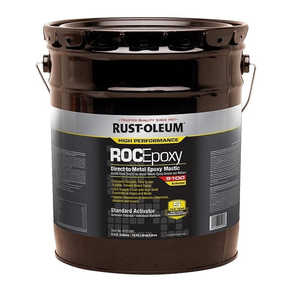 Rust-Oleum Epoxy Coating Activator,Clear,5 gal,Pail 9101300