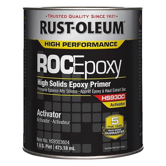 Rust-Oleum Epoxy Primer Activator, High Gloss, 1 pt, HS9300 Series HS9303604