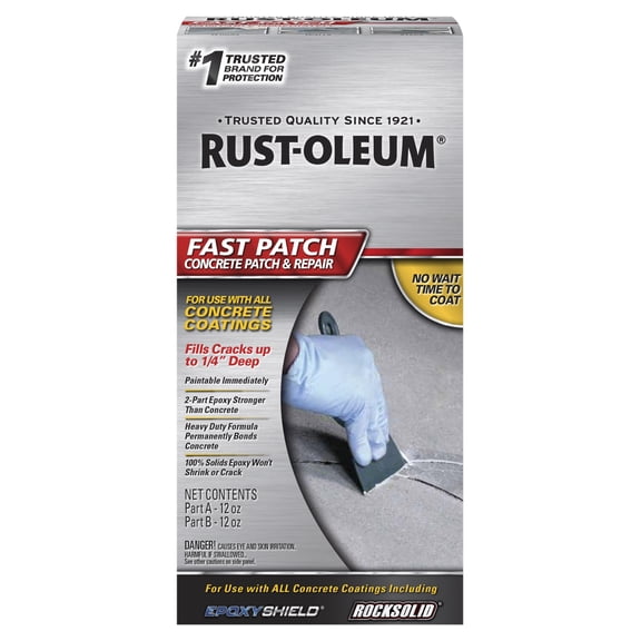Rust-Oleum Fast Patch Concrete Patch and Repair-318322, 24 oz, Kit