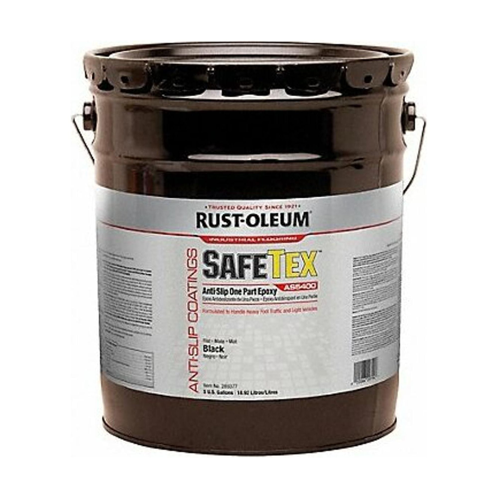 RustOleum Floor Coating,AS5400,Black,5 gal,Pail 289377