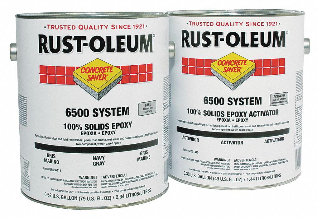 RustOleum Floor Coating Kit,6500,Tile Red,1 gal S6568413