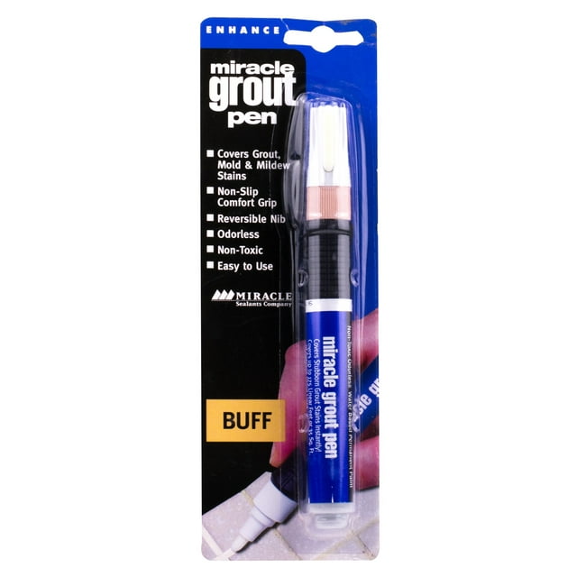 Rust-Oleum GRTPENBUF6 Miracle Sealants Grout Pen Buff Tile Grout 0.5 ml Antibacterial