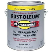 Rust-Oleum Gloss VOC for SCAQMD Professional Enamel, Yellow, 1 Gal. 242258