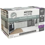 Rust-Oleum HOME Semi-Gloss White Tint Base Floor Coating Kit 1 qt