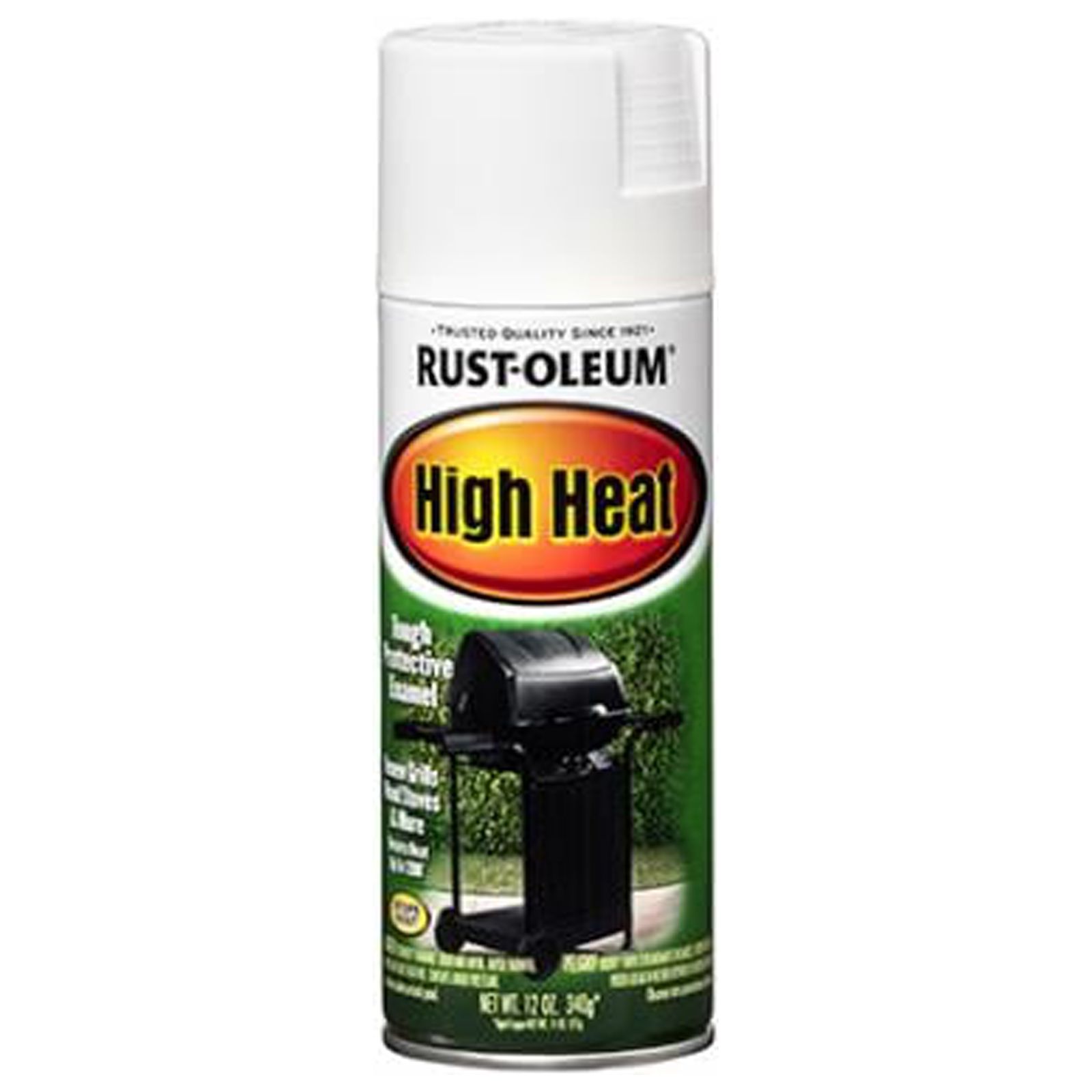 RustOleum 7578838 Professional High Performance Enamel Spray Paint, 15 oz, Flat Black