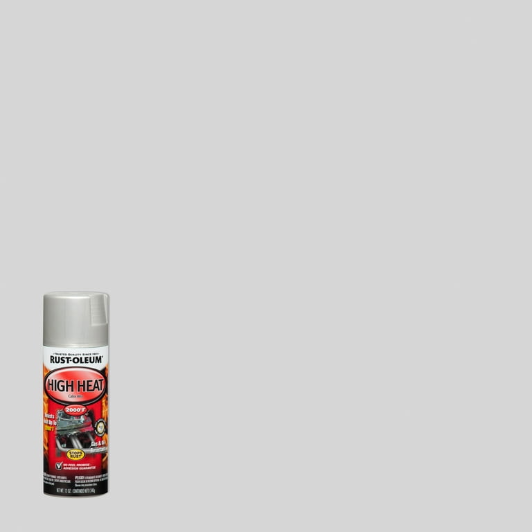Rustoleum high heat paint silver best sale
