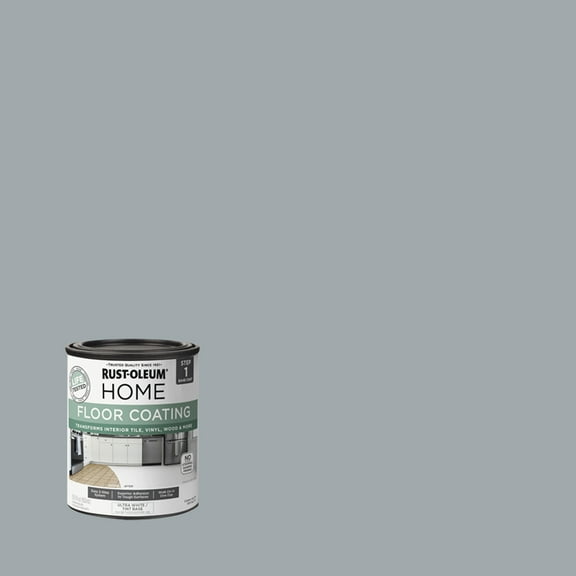 Rust-Oleum Home Haven Gray Interior Floor Coating Base Coat-363118T, Quart