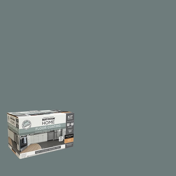Rust-Oleum Home Matte Juniper Interior Floor Coating Kit-363730T, Quart