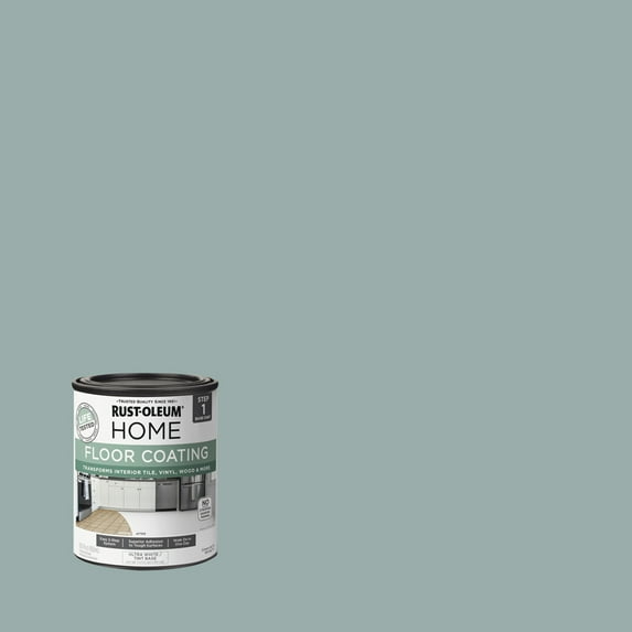 Rust-Oleum Home River Mist Interior Floor Coating Base Coat-363123T, Quart