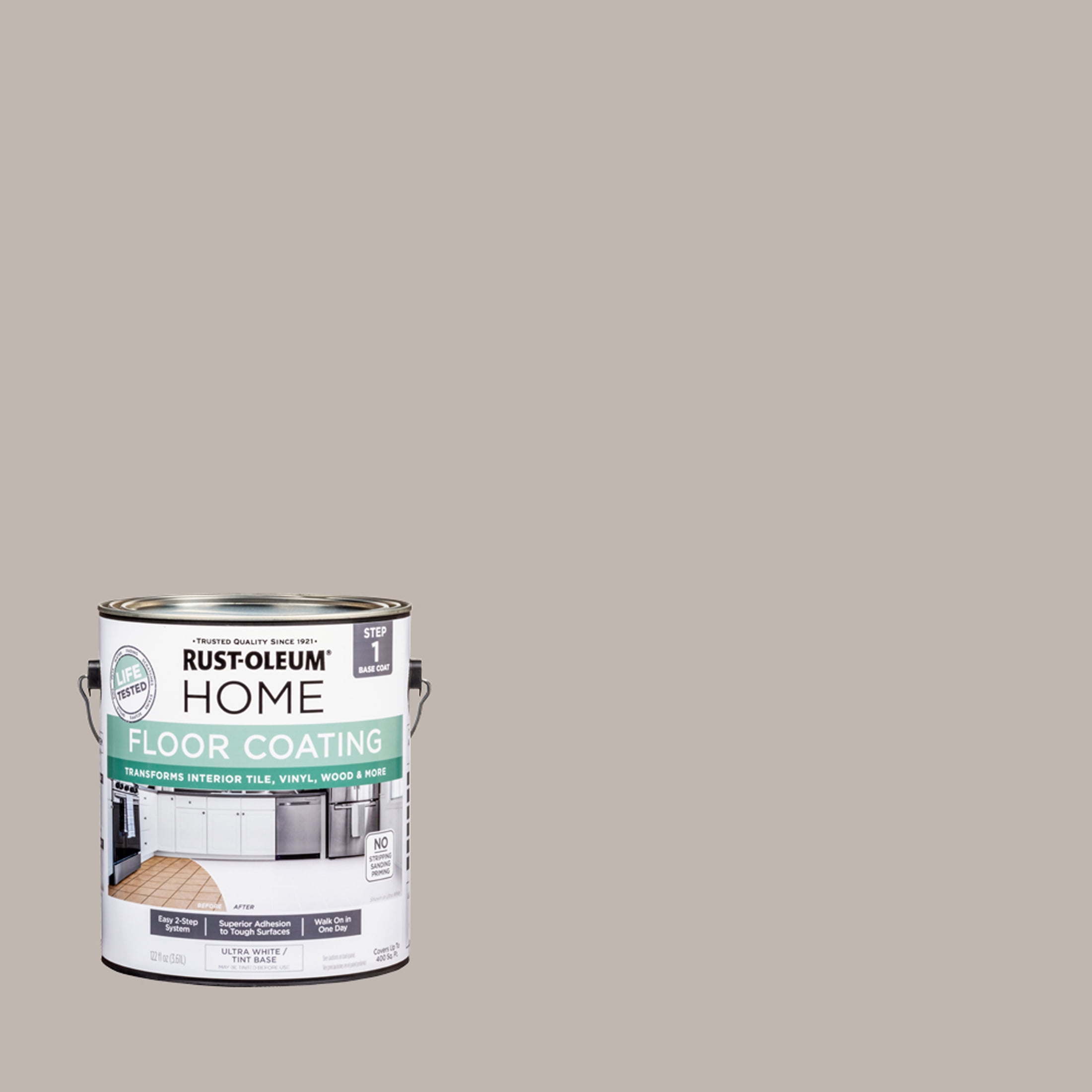 Rust-Oleum Home Windsor Gray Interior Floor Coating Base Coat-363145T, Gallon