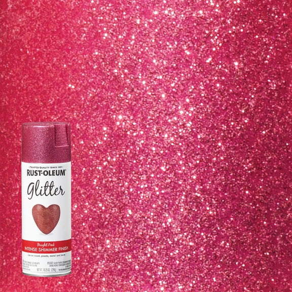 Rust-Oleum Imagine Glitter Spray Paint - Pink - 10.25 oz