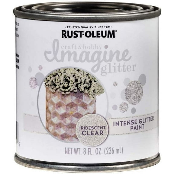 Rust-Oleum Imagine Intense Glitter Paint - Iridescent, 8 oz