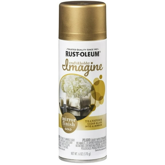 Rust-Oleum Imagine Mirror Finish Gold 6 oz Spray Paint