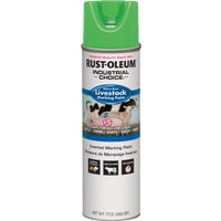 Rust-Oleum Industrial Choice 17 Oz. Fluorescent Green Livestock Marking Paint