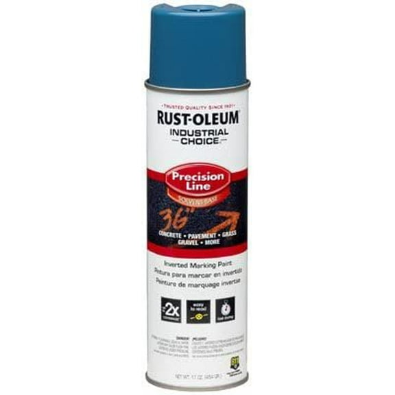 Rust-Oleum Industrial Choice Blue Field Marking Paint 17 oz.