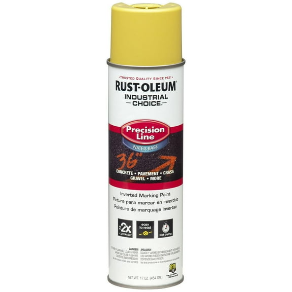 Rust-Oleum Industrial Choice High Visibility Yellow Flat 17 oz Spray Paint
