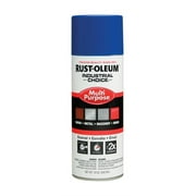 Rust-Oleum Corporation 1633830 Rust-Oleum 1624830 1600 System Multi-Purpose Enamel Spray Paint, 12-Ounce, OSHA Safety Blue