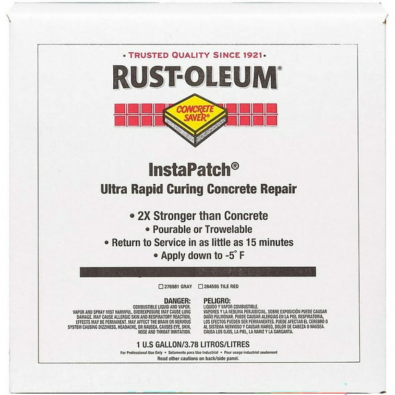Rust-Oleum Industrial Concrete Saver InstaPatch Concrete Repair Compounds, 1 gal - 1 EA (647-284595)