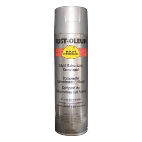 Rust-Oleum Industrial High Performance V2100 System Bright Galvanizing Compound, Aerosol Can - 6 CN (647-V2117838)