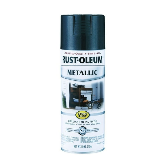 Rust-Oleum JNSN54000 Black Night Metallic 12 oz Spray Paint, 6 Pieces