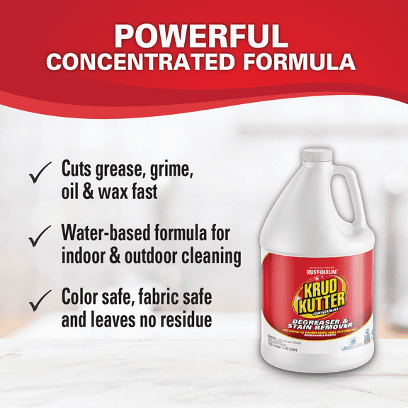 Rust-Oleum Krud Kutter Concentrated Cleaner & Degreaser Stain Remover - Pack of 2
