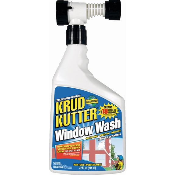 Rust-Oleum Krud Kutter Outdoor Glass Cleaner - Pack of 4 — Household & Commercial Use, Effective Formula
