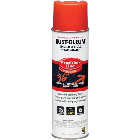Rust-Oleum Line Marking Paint,20 oz,Fluorescent Red 1662838V