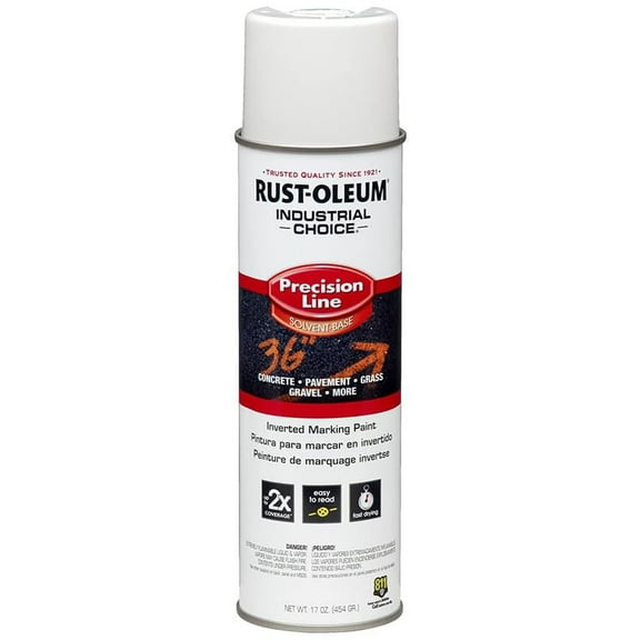 Rust-Oleum Spray Paint Flat - White - 17 oz