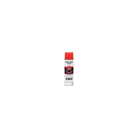 Precision Line Marking Paint, Inverted, Fluorescent Red/Orange, 17 oz 203028V