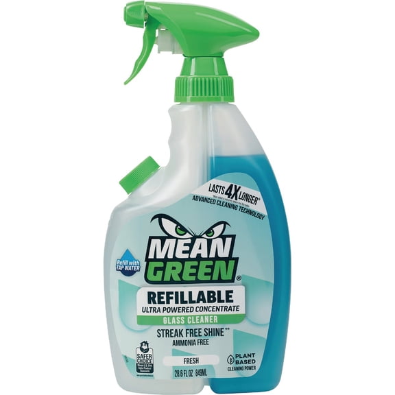 Rust-Oleum Mean Green 28 Oz. Refillable Glass Cleaner - Pack of 18