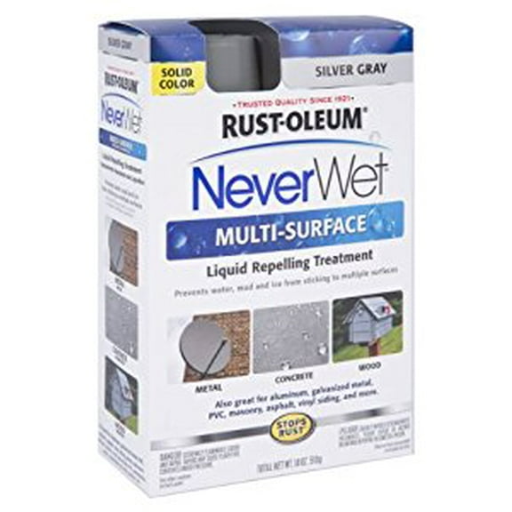 Rust-Oleum NeverWet MultiSurface Silver Gray Liquid Repelling Treatment