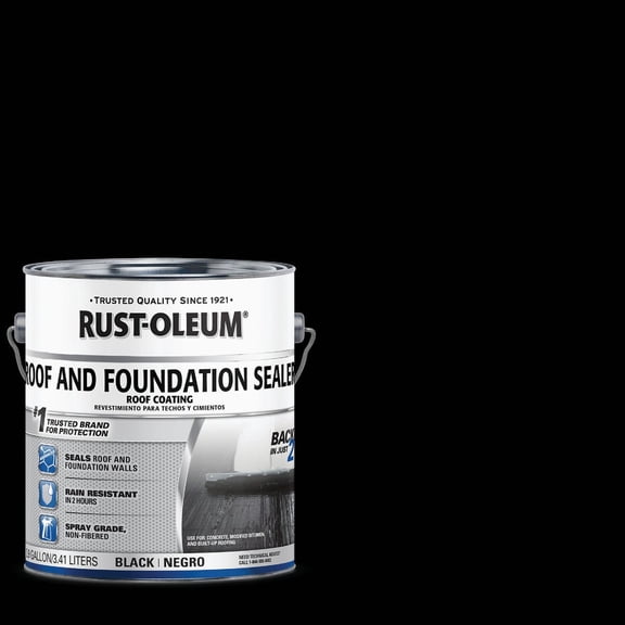 Rust-Oleum Non-Fibered Roof & Foundation Coating - Single Pack