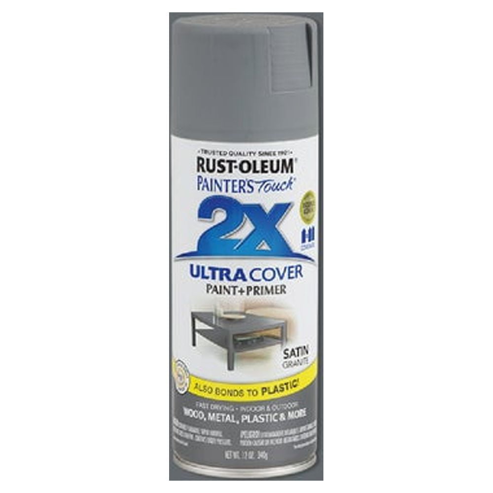 RustOleum Painter'S Touch 2X Ultra Cover 12 Oz. Satin Paint + Primer