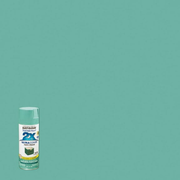 Rust-Oleum Rust-Oleum Painter's Touch 2X Ultra Cover Paint + Primer Spray Paint 12 Oz., Vintage Teal