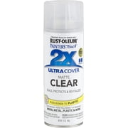 Rust-Oleum Painters Touch 2X Ultra Cover Matte Clear Spray Paint, 12 oz