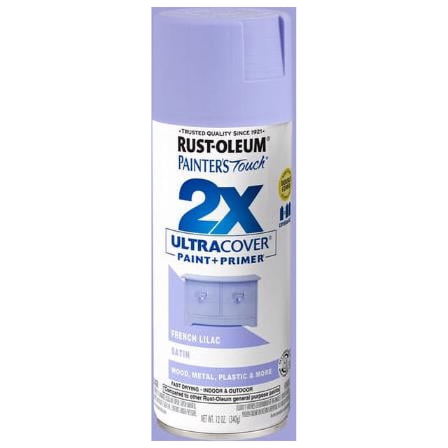 Lilac Rust Rust-Oleum Painter's Touch 2X Ultra Cover Satin French Lilac Paint ...